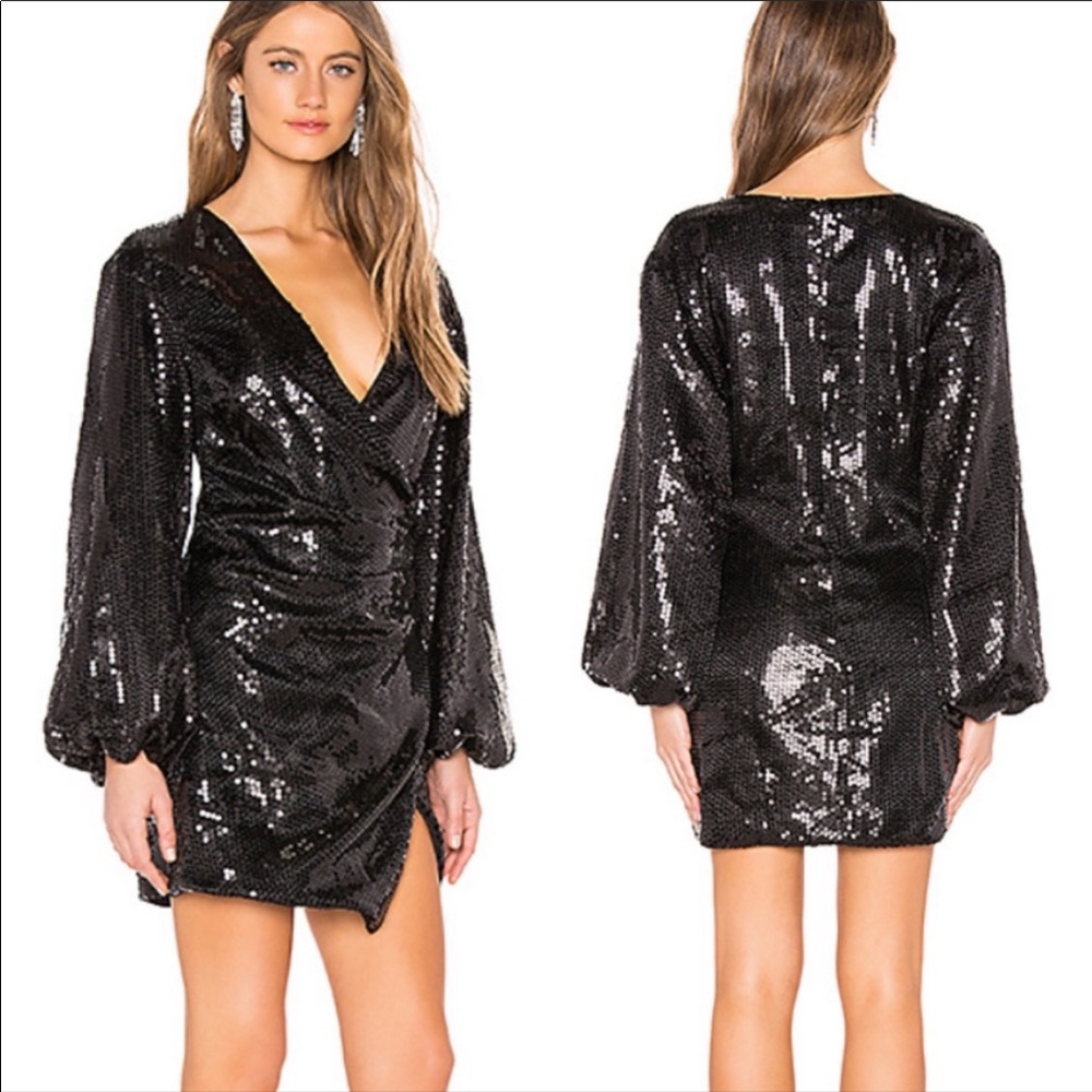 Lovers + Friends Ryder Mini Dress Black Size Small